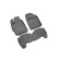 Rugs in the Toyota Yaris Salon 01/2006-2010, 3 pcs. (polyurethane)