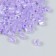 Glass beads 6/0 "Cube. Translucent. Light-lilac" 10 g