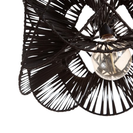 Ceiling Lamp from Rotan "Infinity" 1x120W, E27, 40x40x25 cm, black-4