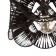 Ceiling Lamp from Rotan "Infinity" 1x120W, E27, 40x40x25 cm, black