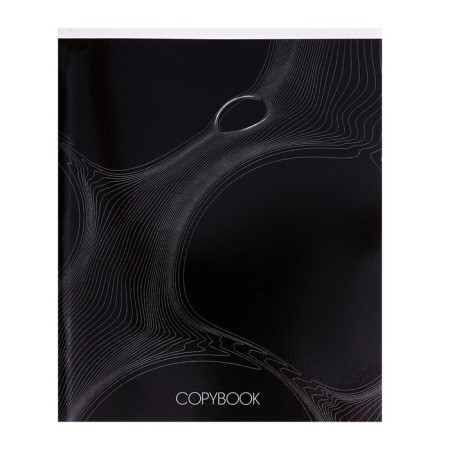 A notebook of 96 sheets in the Calligrata “graphics 2” cage, cover coated cardboard, glossy lamination, block offset mix-4