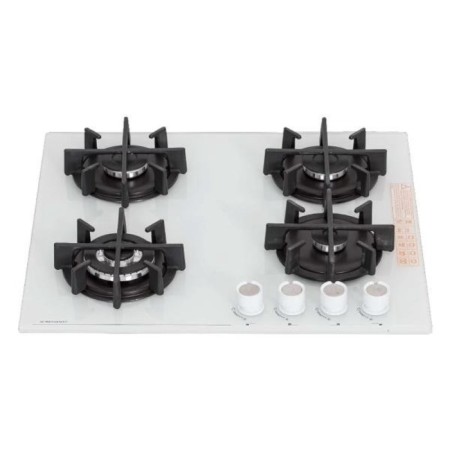 Hon surface Delvento V60N41C011, gas, 4 burners, white-2