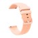 Smart hours strap, 19.5 mm, silicone, beige