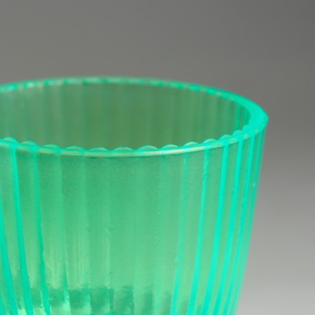 Baltik's candlestick Light-green bright "7x7 cm, 140ml-3