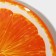 Plate Glass Dunch Dailers "Juicy Orange", D = 20 cm