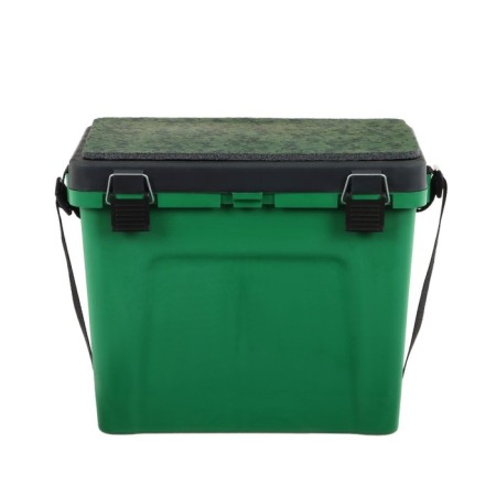 Box winter, green small "three whales", 4 departments for baits, 310 x 360 x 240-2