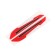 The sticker is anti -reflecting, reflective 16 × 2.3 cm, set 2 pcs, red