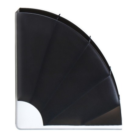 Organizer-stand table, DEVENTE. FAN, 155 x 176 x 68 mm, plastic, black-2