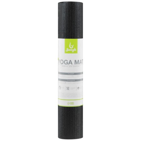 Sangh yoga rug, 173 × 61 × 0.5 cm, black color-12