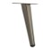 Furniture support Cappio OP07, h = 150mm, thick thickness 1.8, glossy color black