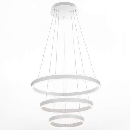Suspended Citilux “duet” CL719650, 60x60x30 cm, 3x48.33W, led, white color-3