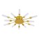 Maple 8 cm chandelier, D 60 cm, 12x3W G4
