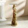 Decorative table "Vase Girl" gold 45x45x98 cm