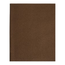 A notebook of 80 sheets in Calligrata Vigo Boomvinyl VA0605 (Soft-Touch), brown, offset block