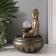The desktop fountain from the network, backlight "Buddha in front of the lotus" 16x16x22 cm