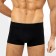 Set of men's panties boxers (2 pcs), black/black color, size 48 (m)