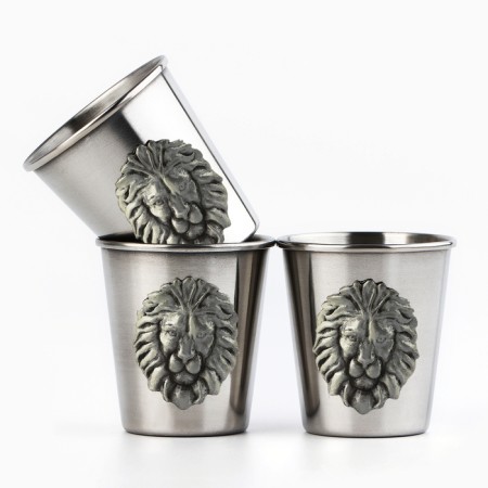 Set of glasses “only forward”, 3 pcs x 70 ml-1