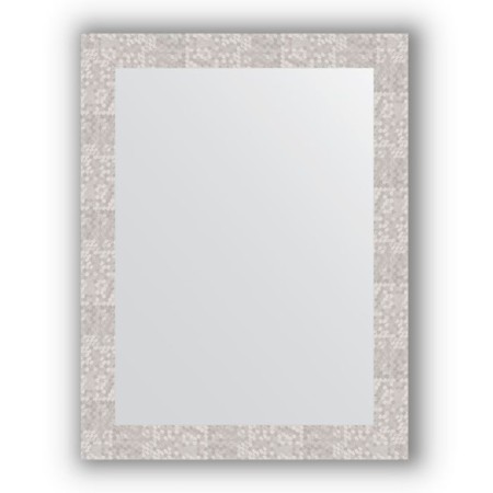 Mirror in the baguette frame - honeycomb aluminum 70 mm, 66 x 86 cm, evoForm