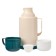 Thermos 1.2 l, with a glass flask, retains heat 18 hours, 15 x 28 cm, white