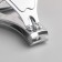 Kusachki - Miceps are manicure, on a keychain, with a file, with an opener, 6.5 cm, silver color