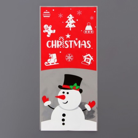 Gift package, "Snowman" 13x27 cm-1