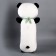 Soft toy-pandy "Panda", 50 cm, white-black color