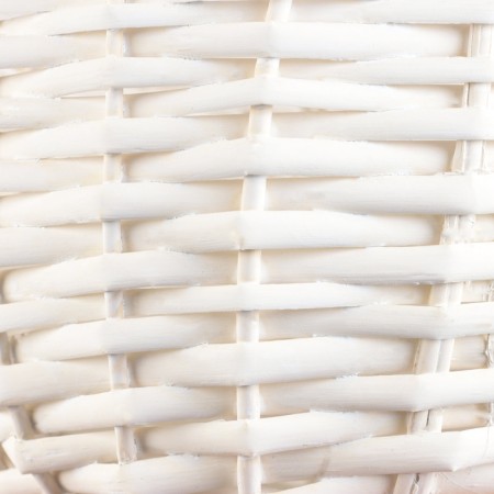 Wicker basket, 23x19x12/23 cm, white, willow-4