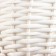 Wicker basket, 23x19x12/23 cm, white, willow