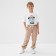 Children's pants minku, beige color, height 104 cm