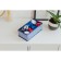 Organsiser for storing linen “Wave”, 8 cells, 28 × 14 × 10 cm, blue color