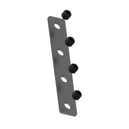 Connector I-shaped FLUM (2 pcs. In the kit), black color
