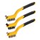 A set of brushes of metal tundra, two -component handles, small, 3 pcs.