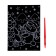 New Year's lunar engraving “New Year! Snowman with gifts ", 14.8 x 21 cm