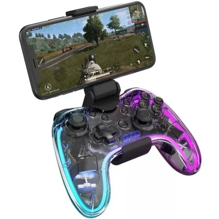 Gampad Xtrike Me GP-52, wireless, for PS4, Bluetooth 4.0, 800 mAh, transparent-4