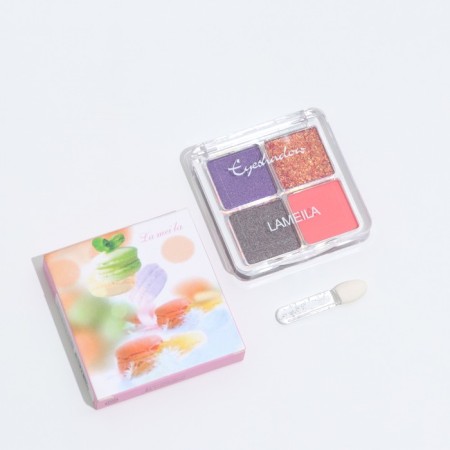 Palette of shadows for eyelids, 4 colors-4