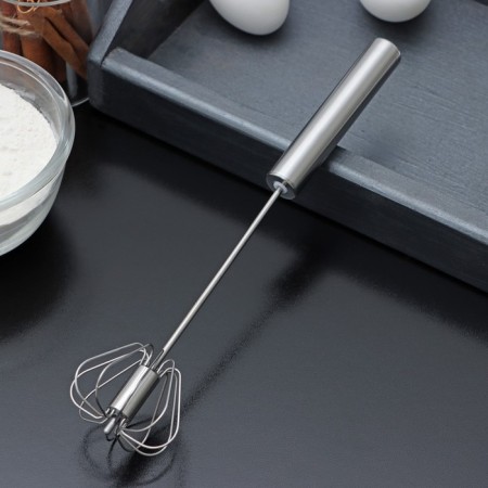 Mixer Mechanical Dolyana "Silver", 25 cm, stainless steel-2