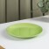 Board ceramic dessert shade "pastel", d = 19 cm, green color