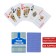 Playing cards, plastic texas hold’em, 54 pcs, 8.8 x 6.3 cm, blue