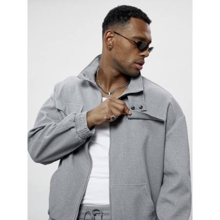 Sports suit men's, size 50, gray color-20