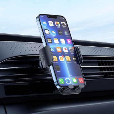 Hoco CA117 car holder, for 4.5-7 inches, black-4