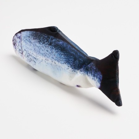 A toy for Cat "trout" with a moving tail and with USB-booting, 28 cm-2