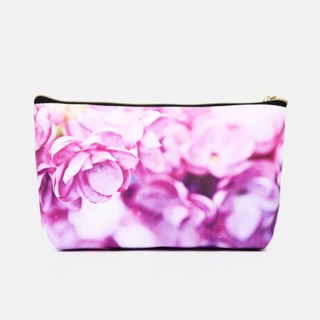 Lightning cosmetic bag, white/pink/blue color-1