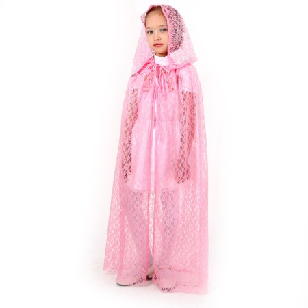 Carnival set of Princess Hypyur pink, crown, length 85cm