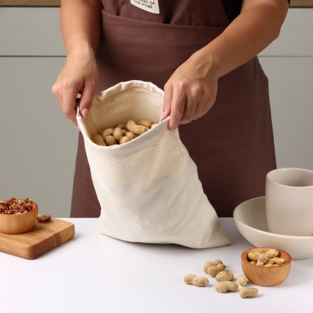 Back for storing products, 25 × 30 cm, linen-2