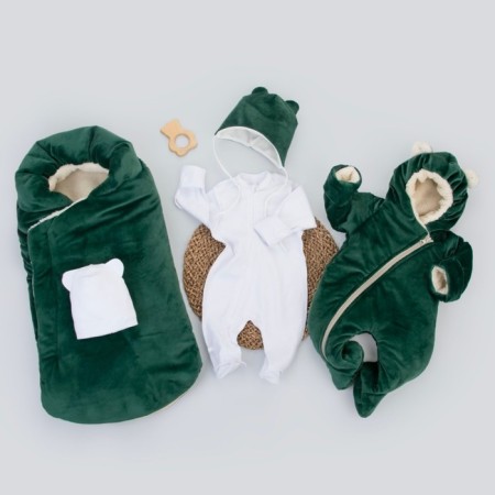 Set for discharge Winter Kinderlitto "Mikosh", 5 items, height 56-62 cm, color