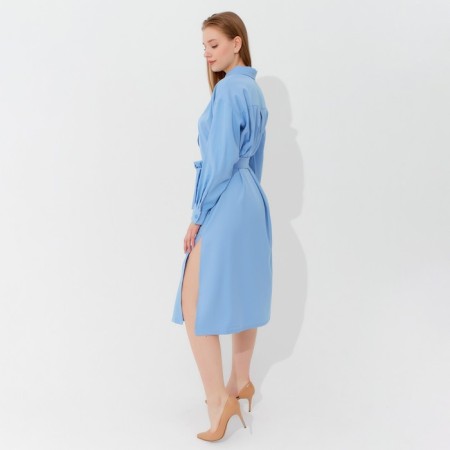 Women's dress Minaku: Casual Collection, Blue color, size 50-1
