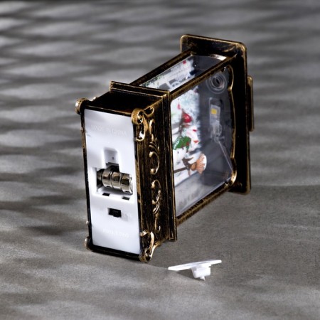 LED figure "Snowman" 7.6 × 13.5 × 3.2 cm, plastic, batteries AG13x3, glow warm white-2