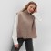 Jumper (Poncho) Women's Minaku: Casual Collection Beige Color, Rr. 42
