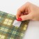 Blue -sided adhesive pads 48 pieces of Brauberg 25 x 25 x 2 mm, foamed base