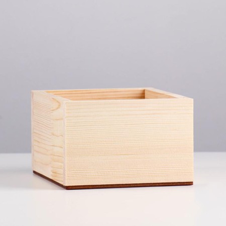 Wooden Kashpo "Avocado" 14.5 × 12.5 × 8.5 cm-2